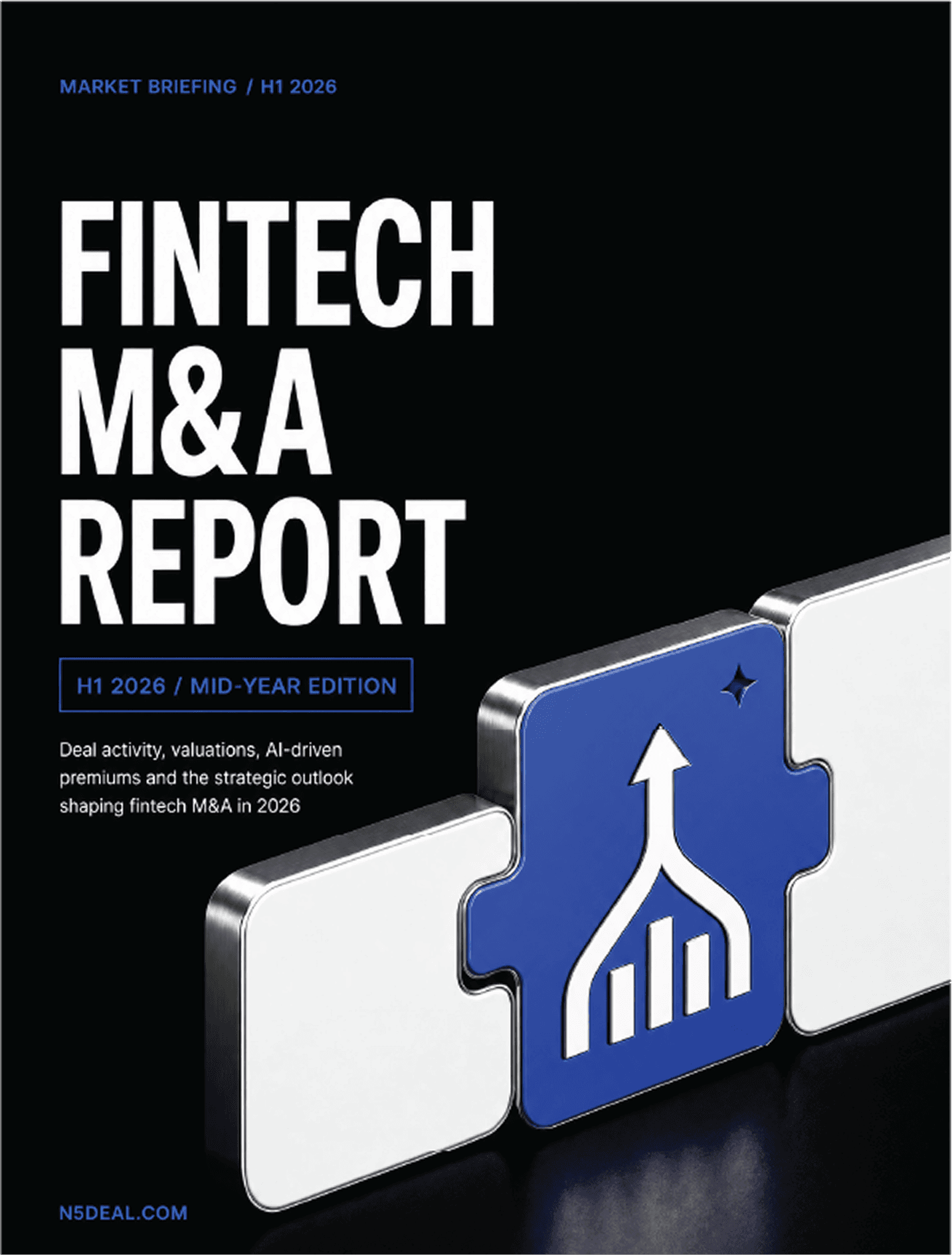 Fintech M&A Report H1 2026: $134.5B on Half the Deal Count