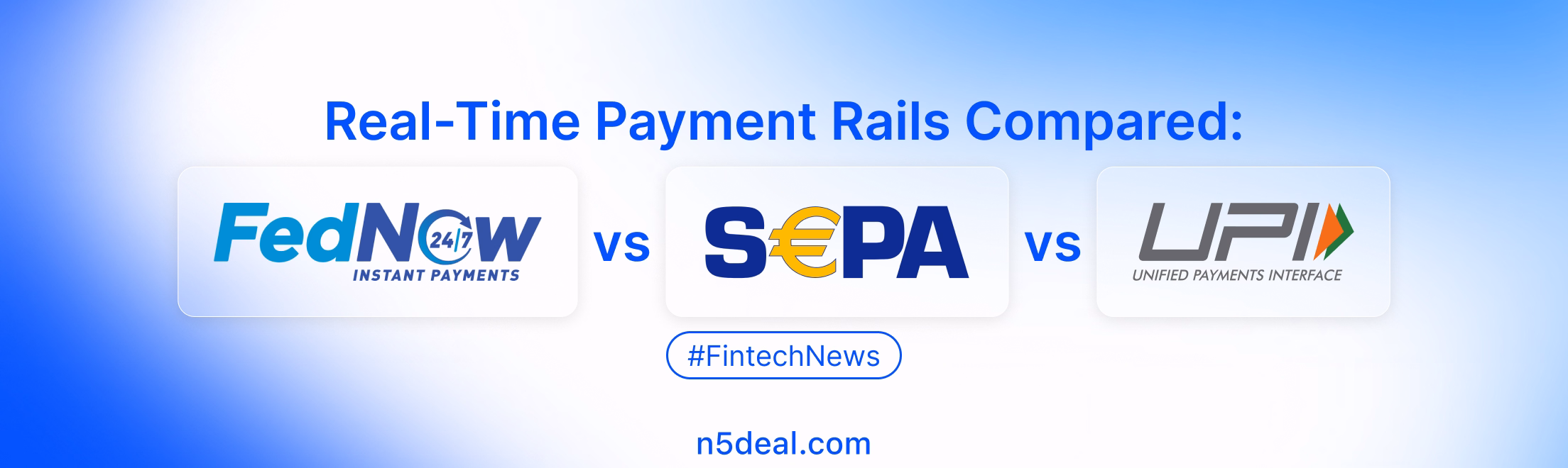 FedNow vs SEPA Instant vs UPI: real-time rails compared